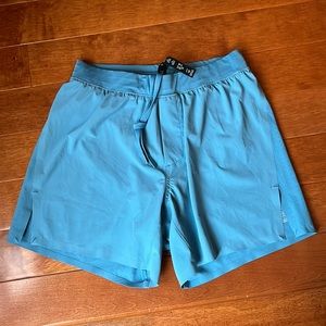 NWOT Ten Thousand Niagara Blue Men's Distance Short 5" Size Medium